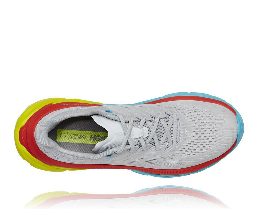 Hoka One One Clifton Edge Löparskor Herr - Grå - GSQCZ-4308